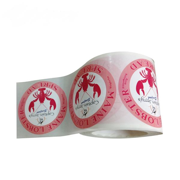 

new customized label sticker for plastic bottle waterproof stickers