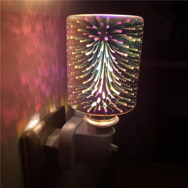 

explosive christmas 3d colorful aromatherapy wax melting lamp ins creative smokeless aromatherapy deodorizing wax melting night light