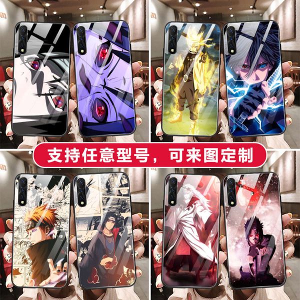 

anime sasuke naruto is suitable for vivo z6 z5x z5i mirror z3i z1i mobile phone iqooneo pro toughened glass case y93s /vfe1