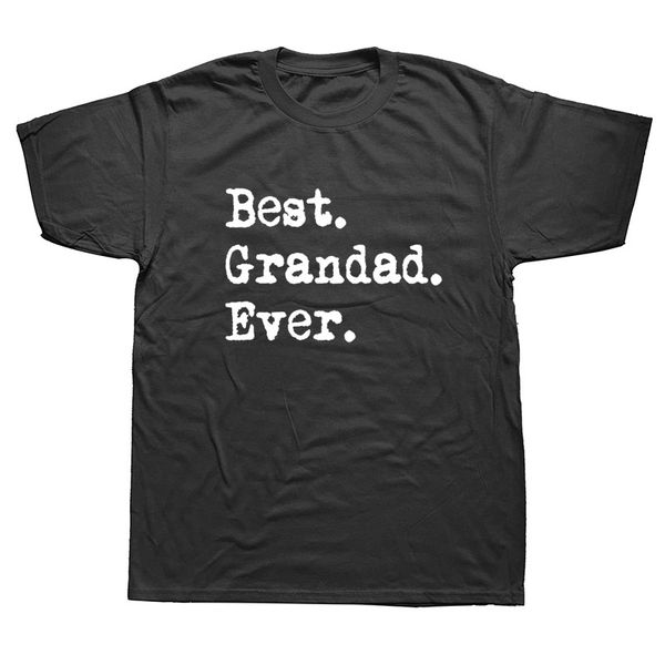 

лучший grandad ever смешные graphic t shirt mens лето стиль мода короткие рукава крупногабаритные streetwear t рубашки спорта с капюшоном то