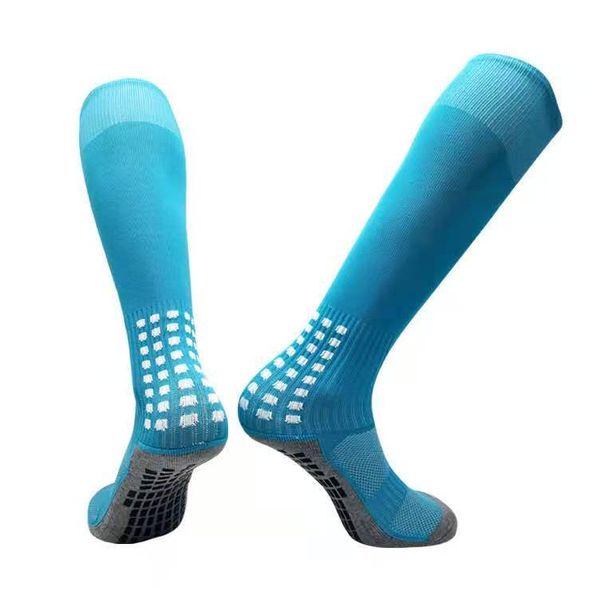 

wholesale breathable anti slip long tube football socks 00289, Black