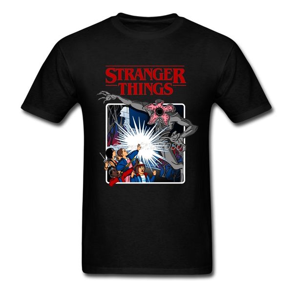 

hip hop stranger things anime t shirt funny clothes for men crewneck big size short sleeve custom men shirts sport hooded sweatshirt hoodie