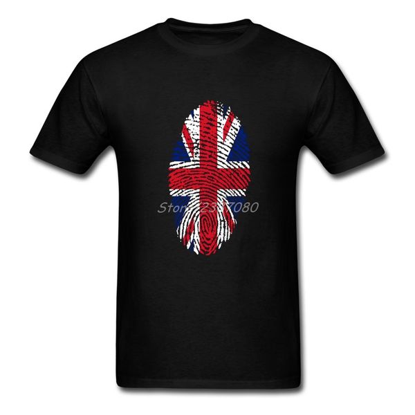 

england flag fingerprint t shirt xxxl short sleeve custom t-shirts for men couple crewneck t shirts sport hooded sweatshirt hoodie