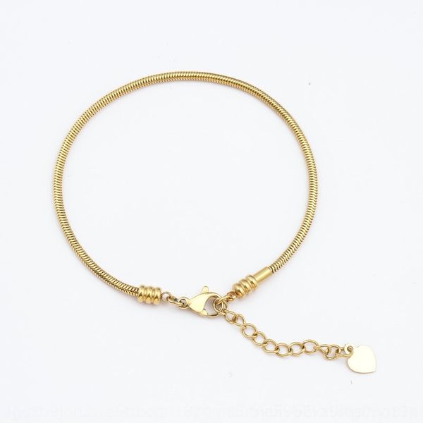 

vsdkc bracelet gold snake gold chain kz0ks of titanium steel 18k bone snake bone chain bracelet 18k made of titanium steel made, Golden;silver