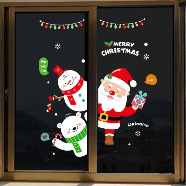 

frigg window sticker 2020 decorations for home happy new year 2021 xmas gifts noel navidad merry christmas