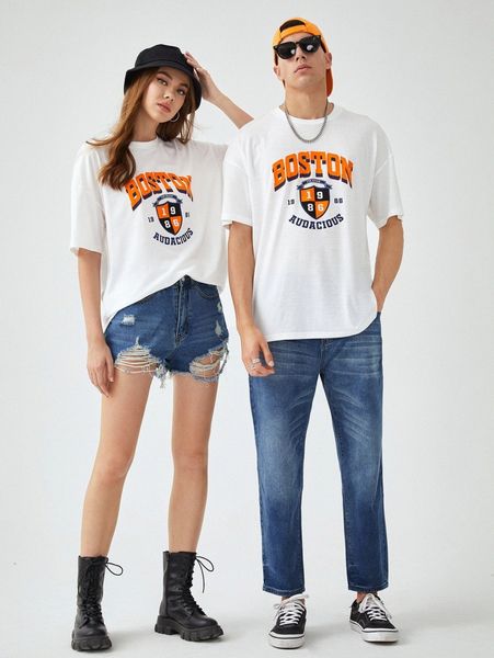 

men 1pc bleach wash cat whisker tapered jeans d7sg#, Blue