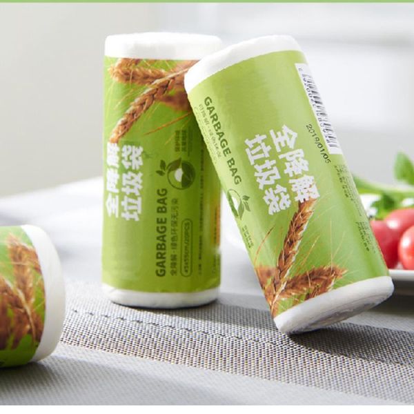 

storage bags 20 pcs 10l kitchen biodegradable trash recycling rubbish bin liner plastic garbage waste container bags1