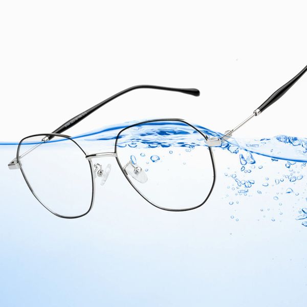 

clear eyeglasses frames transparent optical frame women gift eyewear men reading spectacles fill prescrption blue light glasses, Silver