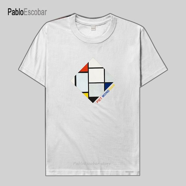 

world famous painting series mondrian new art painting red white blue clothes summer streetwear hoodie designers t shirts sweatshirt