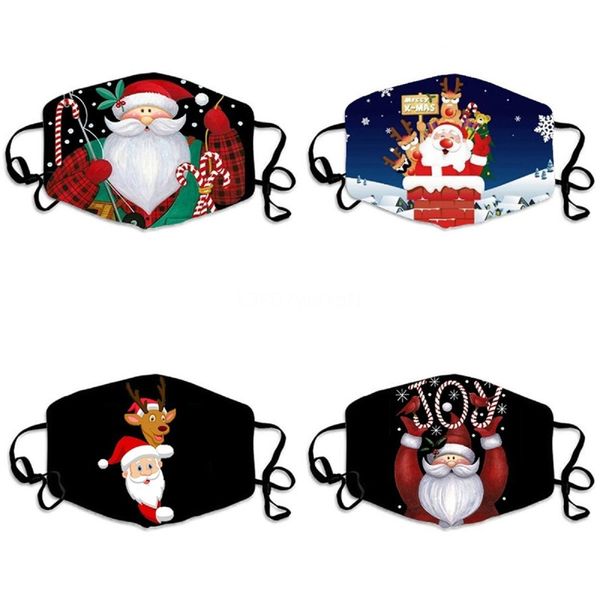 

funny half facemasks mascarillas costumes for printed masks funny half comfortable and breathable special occasion#676, Black