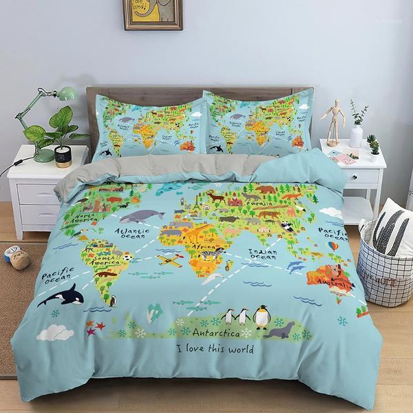 

bedding sets duvet cover set for kids vivid printed childrens quilted twin  king size1