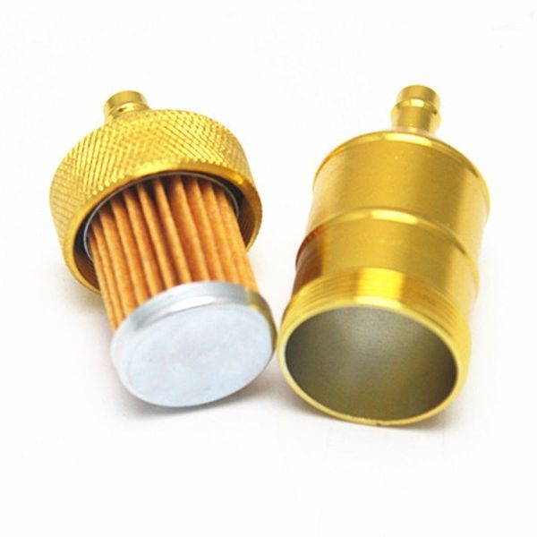 

cnc aluminium alloy universal 8mm petrol gas fuel filter cleaner for motorcycle pit dirt bike oil fuel filter1