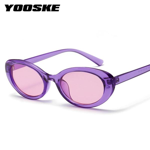 

sunglasses yooske candy color small frame retro sun glasses for women ldies oval eyeglasses vintage sunglass, White;black