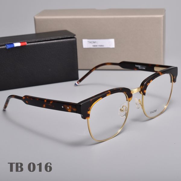 

new york square thom brand tb016 receipt mounting optical glass frame for women men eyewear with original box, White;black