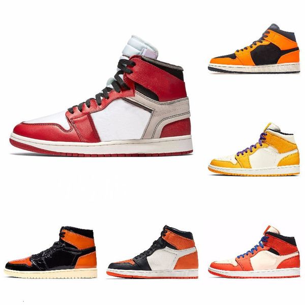 

1s jumpman new release travis 1 high og ts sp cactus jack dark scotts mocha men women basketball shoes authentic runing sneakers a#06141, Black