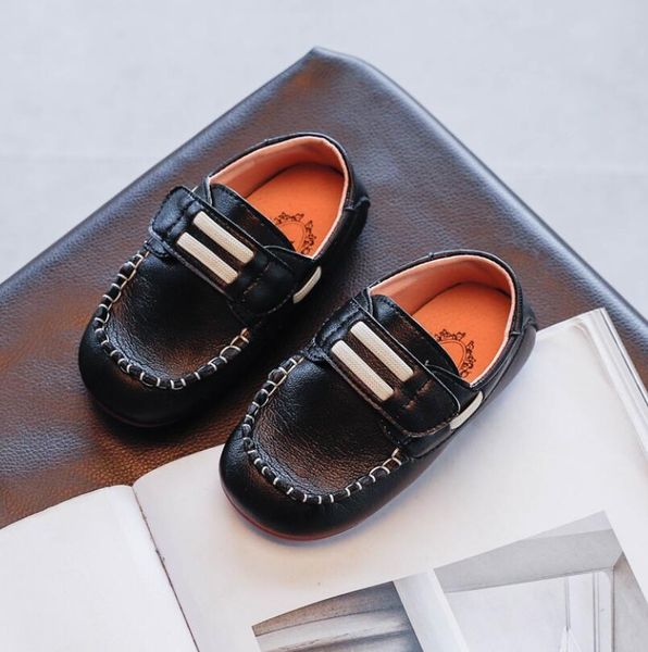 

autumn baby toddler shoes children sports shoes for boys girls kids flats sneakers breathable fashion casual child leahter shoes wmtjuk, Black