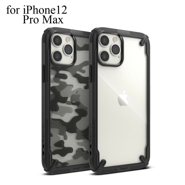 

fusion x iphone 12 pro max ca heavy duty shock absorption soft tpu frame transparent hard pc back hybrid cover
