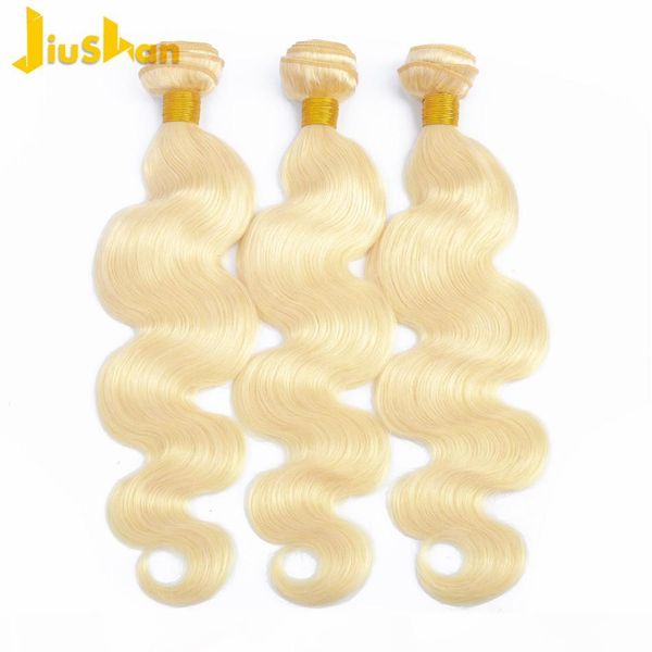 

brazillian non remy hair body 3pc slot color 613 blonde, Black