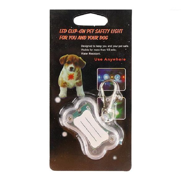 

4pcs led luminous dog pendant bone shaped pet luminous pendant pet tag1