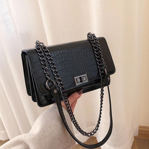 

shoulder bags alligator pattern chain women handbags 2021 retro quality crossbody travel cross body bag