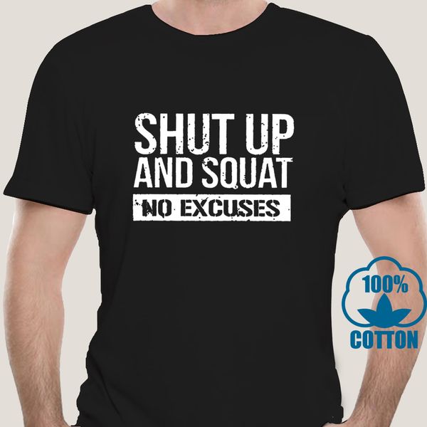 

0311d summer shut up and squat uk bodybuilding t-shirt gymer workout trainer motivation tee sport hooded sweatshirt hoodie