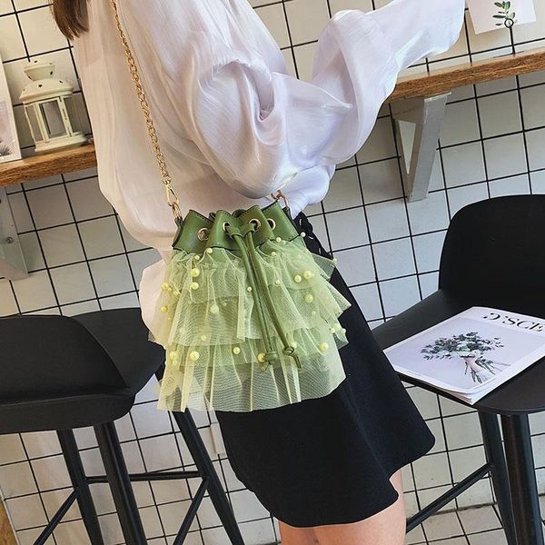 

ins super fire small bag female 2020 new foreign gas wild shoulder bag net red fashion chain slung bucket