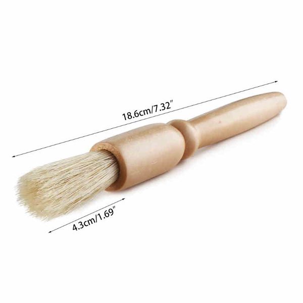 

coffee brush grinder machine cleaning wood handle natural bristles b0kc q1221