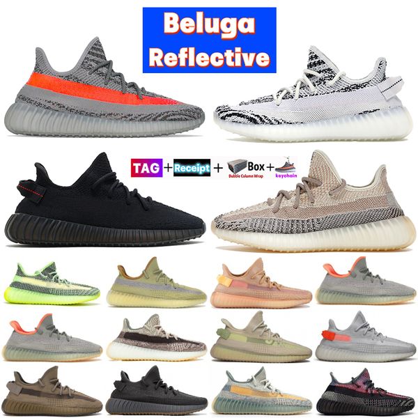 

fashion beluga reflective bred men women running shoes zebra natural black red sand taupe ash pearl stone blue cinder carbon yeshaya israfil