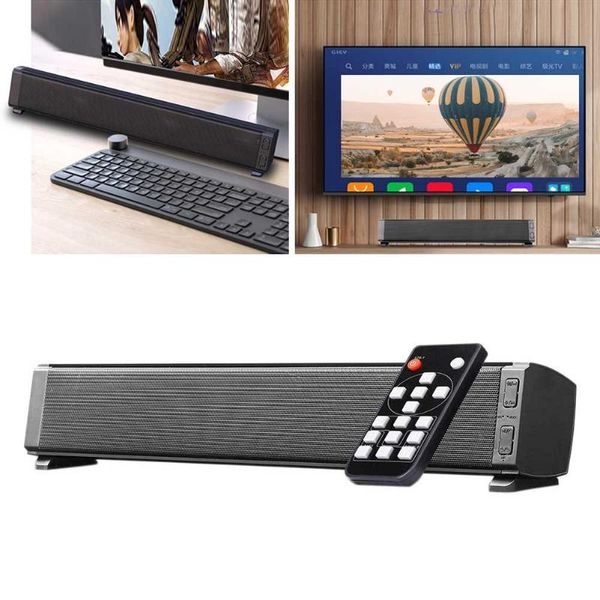 

bluetooth sound bar speaker super bass computer stereo audio multifunction tv wireless remote control home tf card support stage
