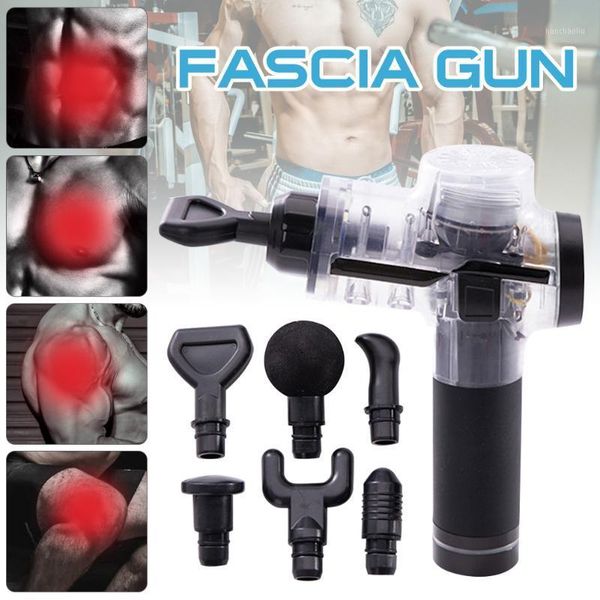 

accessories muscle massage gun with 6 heads cordless handheld massager muscles relaxation pain relieve stiff muscle1