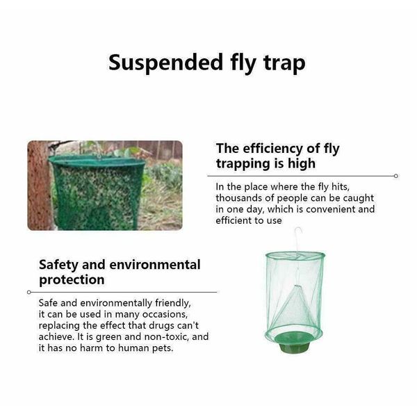 

dhl the ranch fly trapper reusable pest bug reusable hanging fly catcher killer cage mosquito z qylgpz garden2010