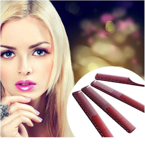 

4pcs/set professional anti-static comb salon hair styling comb haircutting comb kit for hairdresser 4pcs/set prof sqcdrc, Silver