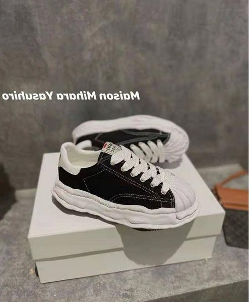 

shoes nigel cabourn maison mihara yasuhiro original sole canvas triple s platform casual women mens designer sneakers boots