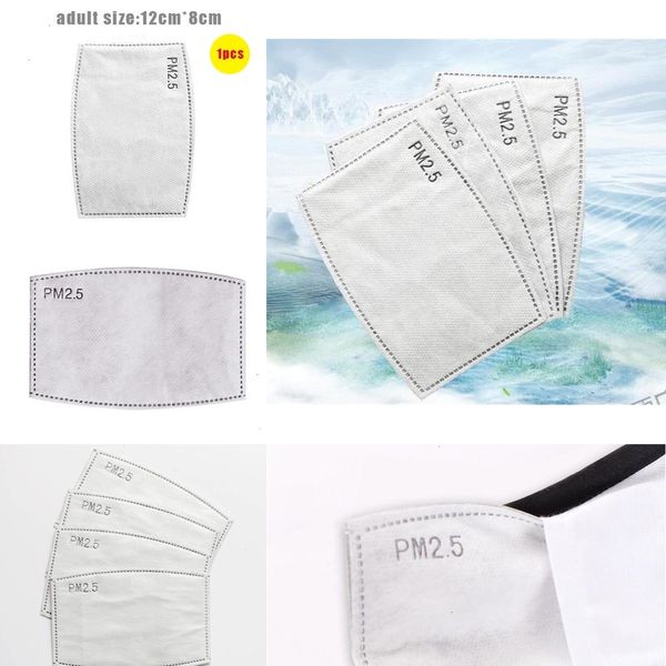 

face kids pad dhl ship100 mask dustproof anti pm2.5 activate carbon filter replacea nljn 1ploj