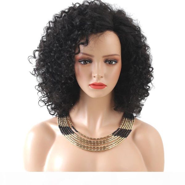 

bob curly hair lace front wigs 10-24inch 130density with 4x4 lace front wigs brazilian virgin hair lace wigs, Black;brown