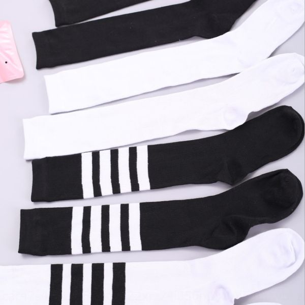 

autumn new style net red leg ins trend cotton socks stockings women sockswind pile stockings long tube cotton socks sbked, Black