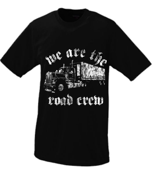 

we are the road crew summer new fashion slim short sleeve printed fitness screen printing t shirts sport hooded sweatshirt hoodie