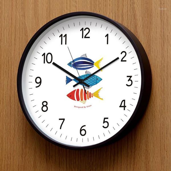 

minimalist fashion creative wall clock living room silent kitchen mute digital office kitchen horloge wall clock home decor bb501