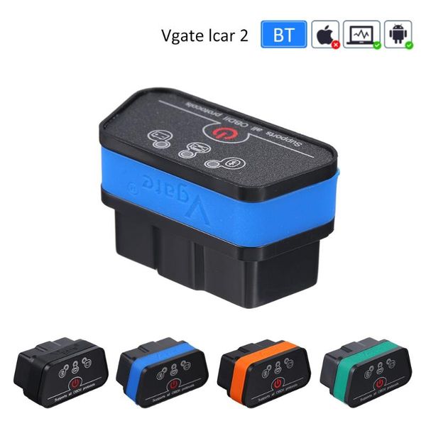 

vgate icar2 bt diagnostic-tool adapter for pc / android phone code reader support pc / android phone with bt function