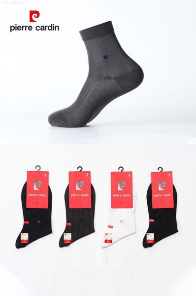 

comfortable breathable pc017 pierre cardin mulberry tencel and socks gentleman men's soc, Black