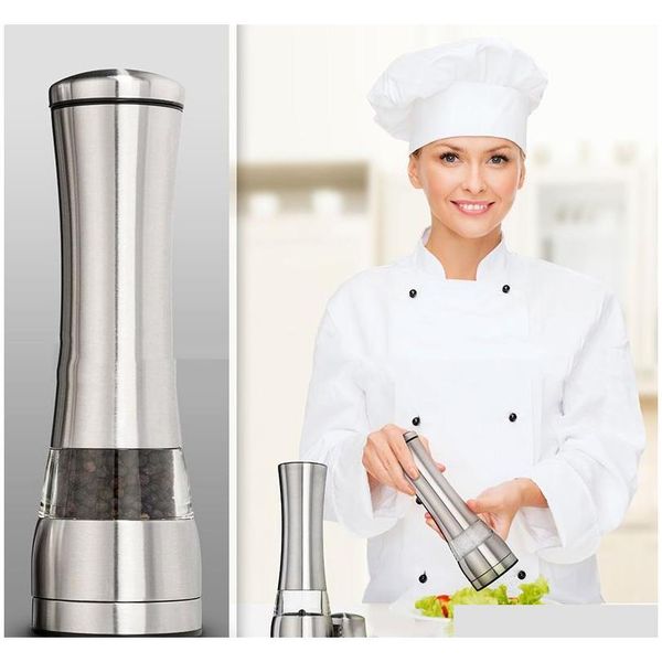 

pepper grinder salt muller manual rotatory pepper mills stainless steel plastic funnel grinder machine jllafq network2010