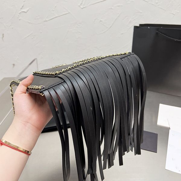 

french fringed lambskin shoulder bag 2021 classic personality diamond quilted large capacity 28cm street outdoor sacoche luxury messenger ba
