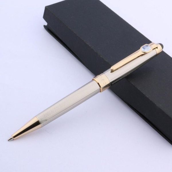 

jinhao 165 white golden silver piece wave pattern ballpoint pen calligraphy pen stationery office school supplies1, Blue;orange