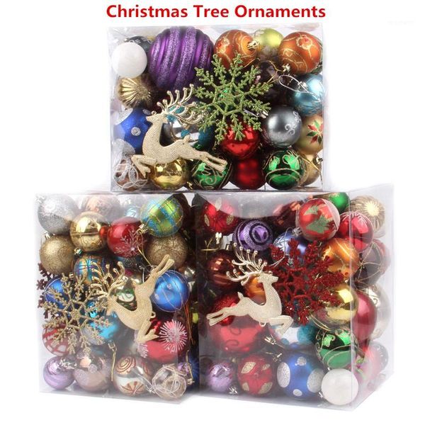 

party decoration christmas balls decor tree xmas for home bauble hanging ornament noel year gift palline natale1