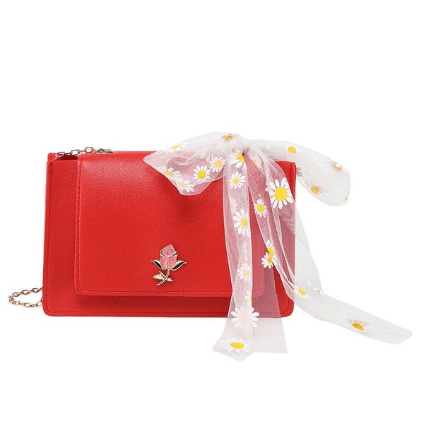 

fashion small crossbody bag 2020 korean new hardware female bag pu leather shoulder messenger casual chain square purse