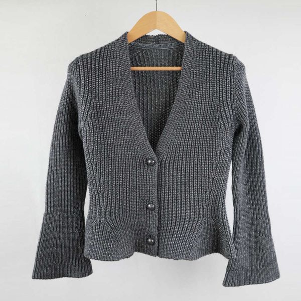 

bright silk lazy knitting cardigan slim sweater female v-neck elegant small coat autumn and winter, White;black