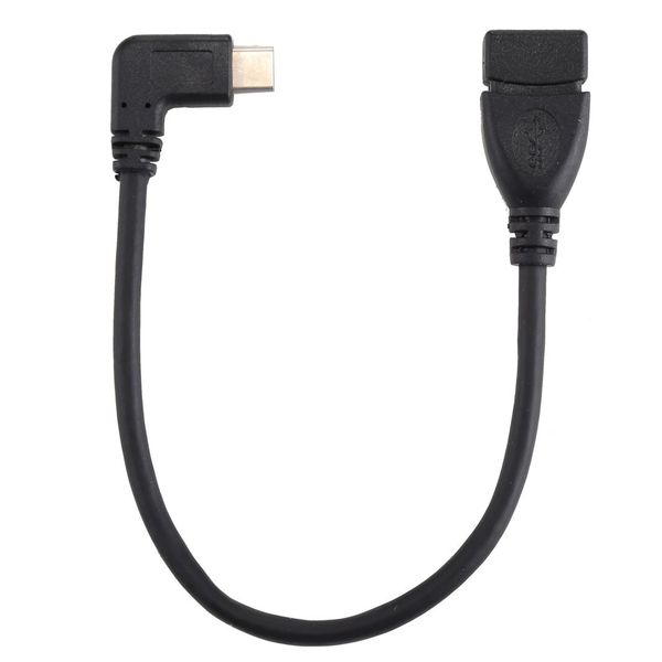 

usb 30 female to usb-c type-c male elbow design data charger cable total length about 24cm for galaxy s8 s8 lg g6 huawei p10 p10 plu