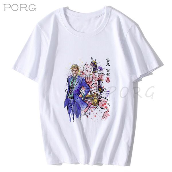 

sport jojo's bizarre adventure jojo manga anime awesome artwork printed tee men's t shirt cute cartoon anime japanese t-shirt