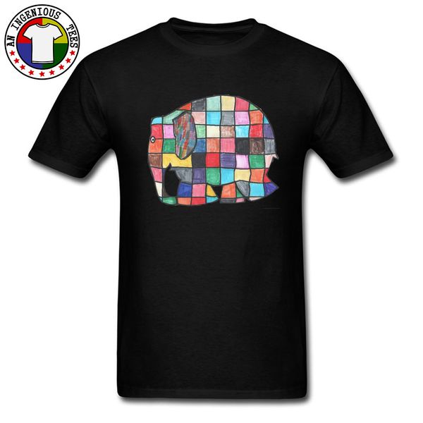 

men's funny shirt summer autumn t-shirt casual colored club elmer elephant patchwork image t shirt sport hooded sweatshirt hoodie