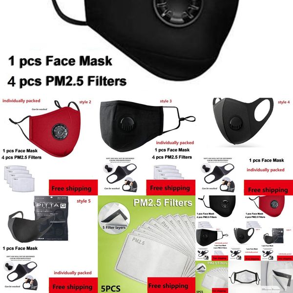 

2pcs/lot chemical carbon filter 5 maskd 5jtyk layers pm2.5 masks haze usein anti replaceab2ubl u3lg n2vl